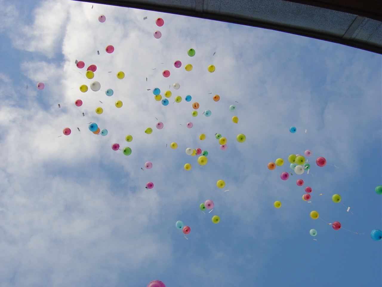 les ballons sont lachés